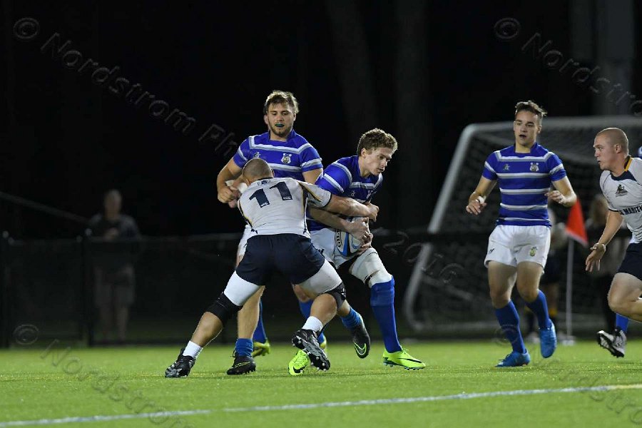 Wheaton Men\'s Rugby vs Mass Maritime.  Photo by Keith Nordstrom